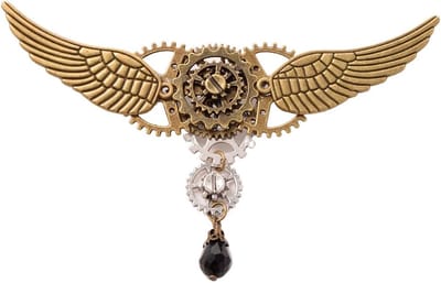 Vintage retrobroche, steampunk, victoriaanse broche, legering (25 stijlen), C, Eén maat