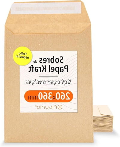 Kraft Enveloppen - Papieren Zakjes - Cadeaus Verpakken - Siliconen Sluiting - 200 Stuks - Bruin