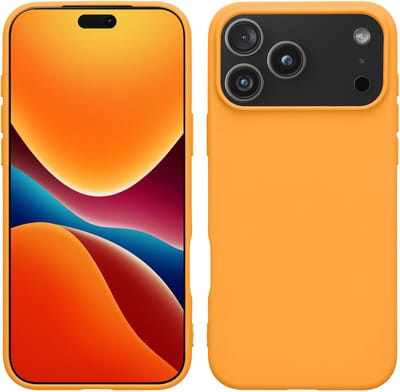 kwmobile telefoonhoesje geschikt voor Apple iPhone 17 Pro Max - Hoesje voor smartphone - Back cover in fruitig oranje