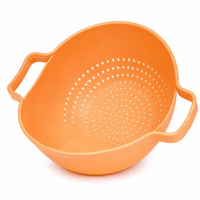 Sunplast SC-4003 - WOW Ergo Vergiet – Ergonomische Keuken Zeef & Afgietzeef – Kunststof Vergiet met Handgreep