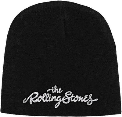 The Rolling Stones - Logo Beanie Muts - Zwart
