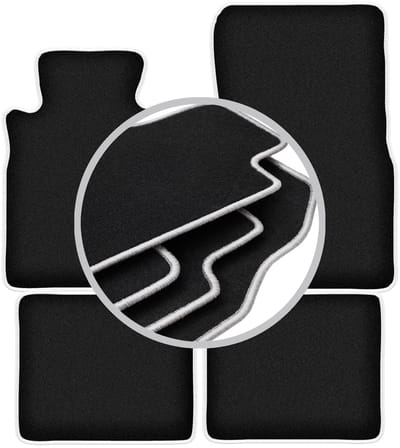 CARLUX-SILVER automatten voor: Mercedes SD W126 sedan (1979-1991)