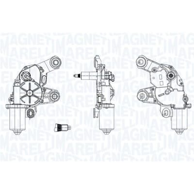 Ruitenwissermotor Original MAGNETI MARELLI 064075400010