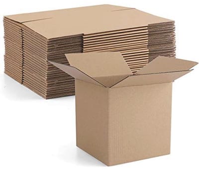 Boxen voor verzending - 25 stuks bruine kartonnen mailers - 4x4x4 inch kleine verzenddozen