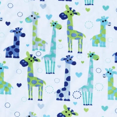 Zachte Babydeken van Minky voor Jongens, Perfect als Geboorte Cadeau voor Pasgeborenen en Peuters, 75x100cm met Schattige Dierenprint en Ballen