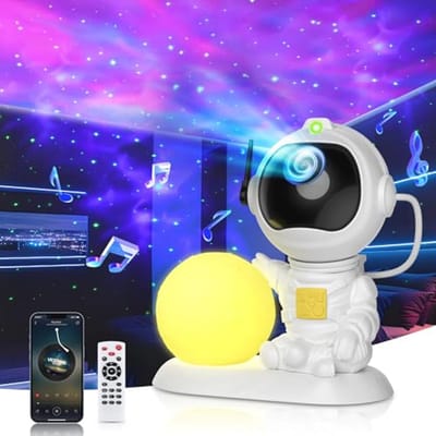 Astronaut sterrenhemel Galaxy projector met Bluetooth en afstandsbediening – ideaal voor kinderen en volwassenen