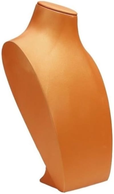 Sieradenhouder - Displayrek - Sieraden Presenteren - PU-leer en Hout - Niet gespecificeerd - Oranje