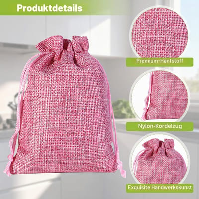 25 Stuks Stoffen Zakjes met Trekkoord,10 x 14 cm Lavendelzakjes Leeg,5 Kleuren Cadeauzakjes,Linnen Zakjes voor Bruiloftsgeschenken, Sieradenzakjes,Geschenkzakjes,Verjaardag en Doe-Het-Zelf Handwerk