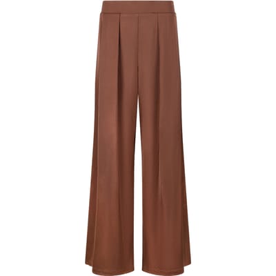 Nukus June Pants Shiny Pantalons Bruin Nkf09068