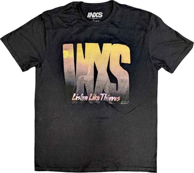 INXS - Listen Like Thieves Tour Heren T-shirt - S - Zwart