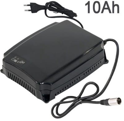 C-Go - Impulse S10 (24V-10AH) Acculader van Victron Energy voor uw scootmobiel - Zwart
