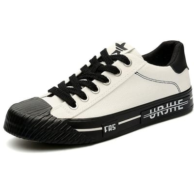 Nieuwe Lente Herenschoenen Niche Design Licht Luxe Mode Casual Heren Trendy Schoenen Comfortabele Platte Veelzijdige Herenschoenen 41 black