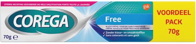 Corega Free Kleefcrème voor gebitsprothese (3 x 70g)