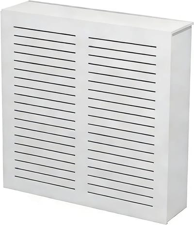 Radiatorombouw Modern - Decoratieve ombouw - Ruimte Verfraaien - Met Opbergruimte - 60x15x70cm - Wit