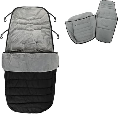 DailySupplies® Voetenzak Buggy - Kinderwagen Wiegdeken - Universeel - Zwart