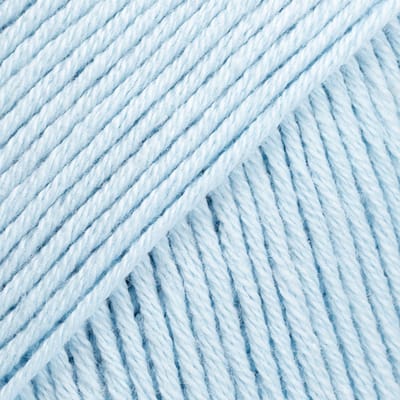 DROPS Safran Uni Colour - 76 poederblauw - Katoen Garen