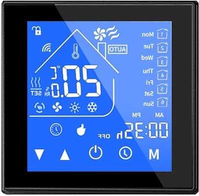 Slimme Thermostaat - Temperatuurregelaar - Verwarming Regelen - App Bediening - 5-35 Graden - Wit