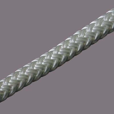 Nylonkoord gevlochten wit – 12 mm – per meter