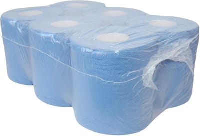 Handdoekrol Midi 2-laags 150m 20cm - Absorberend en Perforeerd Papier voor Hygiene