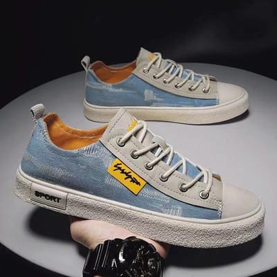 Casual Trendy Herenschoenen Modieus en Veelzijdig Platte Herenschoenen Lente en Zomer Herenschoenen Casual Canvas Heren Trendy Schoenen 42