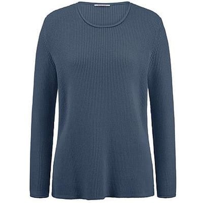 Trui ronde hals Van Peter Hahn blauw