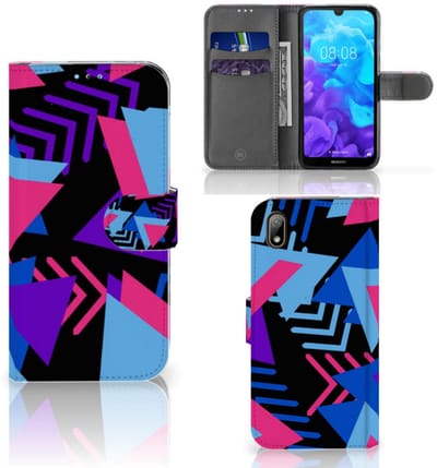 Huawei Y5 (2019) Book Case Funky Triangle