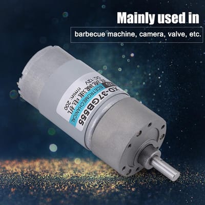 Moteur Geared à Grande Torsion DC 15W CWCCW 12V 200tr/min