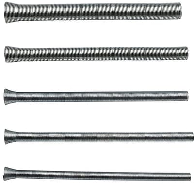 Dailygoody - Buizenbuiger kit - 5 stuks veerbuizenbuigers - Geschikt voor koper en aluminium - Professionele kwaliteit - Diverse maten - Ideaal voor k..
