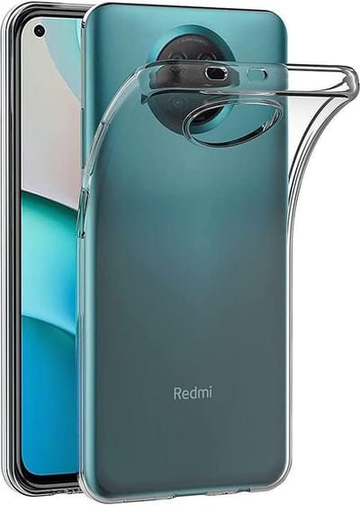 Silicone hoesje Geschikt voor: Xiaomi Redmi Note 9T -  transparant