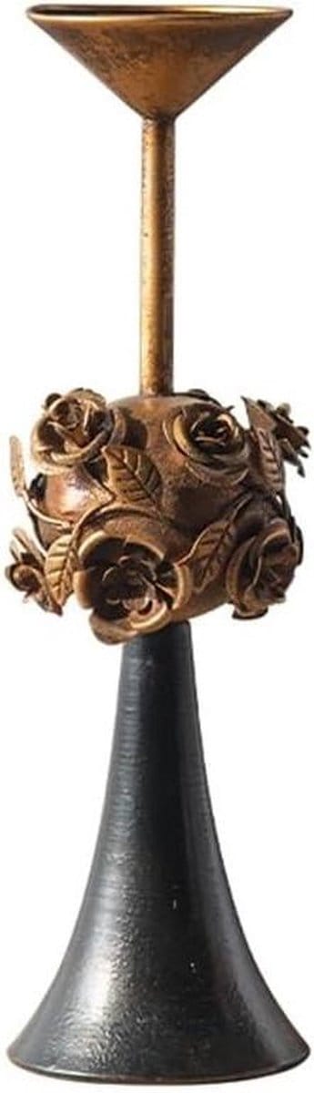 Kandelaarhouders Vintage - Elegante kaarsenhouder - Sfeer creëren - Stevige basis - Klein - One Color