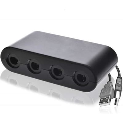 Adaptateur de contrôleur Gamecube 4 Ports Nintend Wii U &amp; Switch PC USB