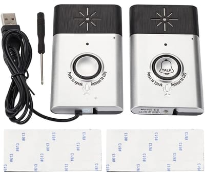 SPHProducts - Intercom Deurbel - Draadloze Deurbel met Spraakintercom - Slimme Beveiliging voor Thuis - Compact Formaat - 2-weg Communicatie - Veilighe...