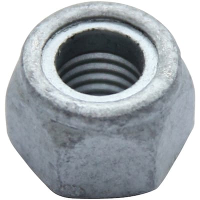 Wurth - ISO 7040 staal 8 zinklamel zilver - Zeskantmoer met klemdeel (niet-metalen inzetstuk) - x 200 st