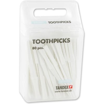 Tandex Toothpicks Plastiek 80 Stokjes