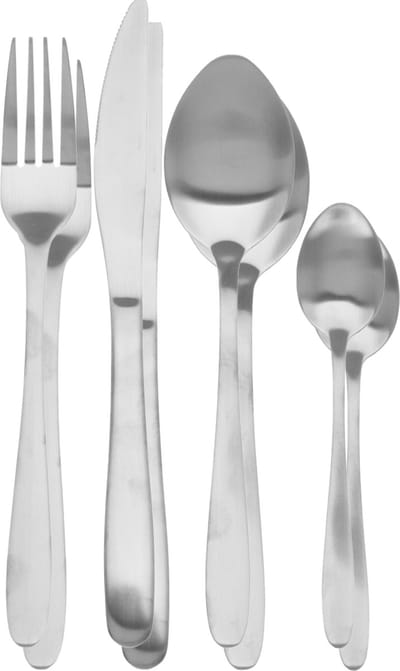 Excellent Houseware Bestekset Tableware Collection - 32-delig - zilver - RVS - 8 personen