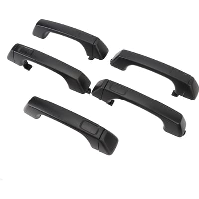 5 Sets Buitendeurhandgreep Zwart Comfortabele Greep Precieze Pasvorm Duurzaam 15296933 voor H3 2006 tot 2010 black