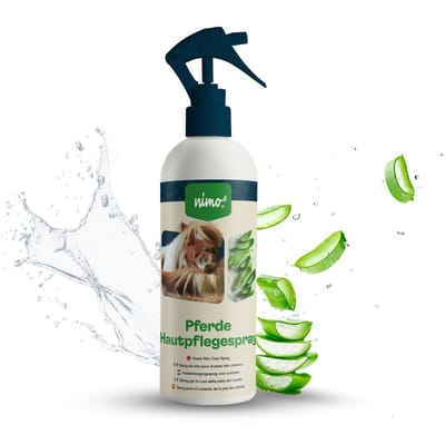 nimo® huidverzorgingsspray voor paarden • met aloë vera & panthenol tegen jeuk en geïrriteerde huid 500