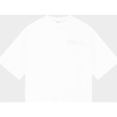 Stieglitz Tin Oversized Boxy T-shirt White Maat: XL | Tops Outlet | Dames | Wit