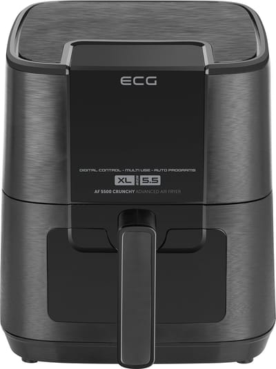ECG AF 5500 Crunchy, Hot air fryer, 5,5 L, 80-200 °C, 60 min timer