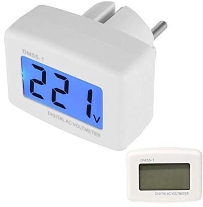 Digitale LCD-voltmeter AC 80-300V - Voltage Meter Tester EU Stekker