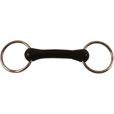 Zacht rubberen bit voor pony Umbria Equitazione
