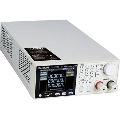 VOLTCRAFT EL-2200 Electronic load 600 V/DC 20 A 200 W