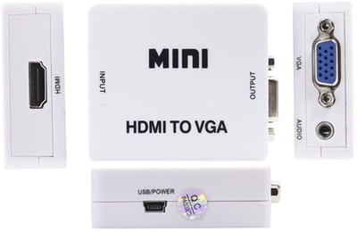 NÖRDIC SGM-105 HDMI naar VGA en audioadapter - Wit