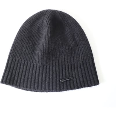 Burberry Gebreide Muts in Zwarte Cashmere