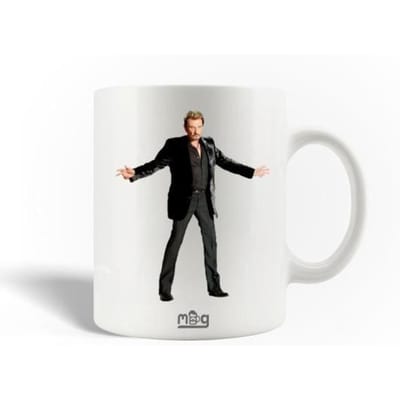 Mug en Céramique Johnny Hallyday Chanteur Dansant