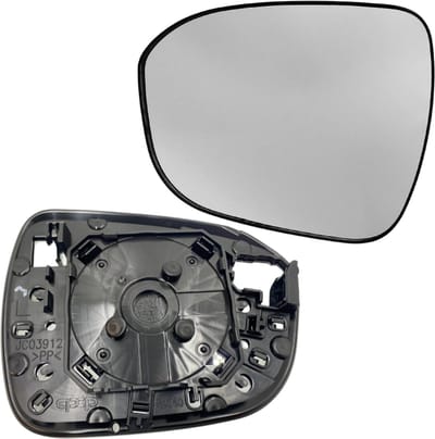 BILMAX Linker Buitenspiegelglas Vervanging voor Nissan Qashqai J12 2021-2024 | Juke F16 2019-2024, Niet-verwarmd, met Montageplaat (Bestuurderszijde)
