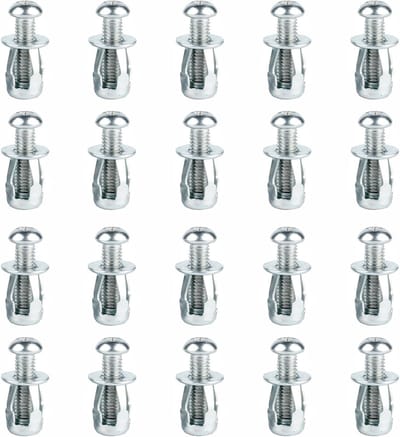 20 Stuks M6x25 Holle Metalen Ankers voor Zware Wandbevestigingen, Ideaal voor Gipsplaten en Cavity Wanden, Perfect voor Thuisdecoratie en Verbetering