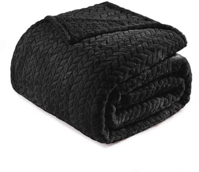 Zachte Jacquard Fleece Deken 230x230 CM - Flanel Pluche Beddeken voor Comfort en Stijl