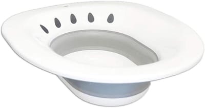 Opvouwbaar Bidet - Toilet Stoel - Persoonlijke Hygiëne - Eenvoudig Water Weg - 40 x 37 x 18 cm - Wit