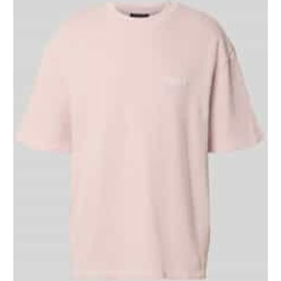 Overzized T-shirt met structuurpatroon